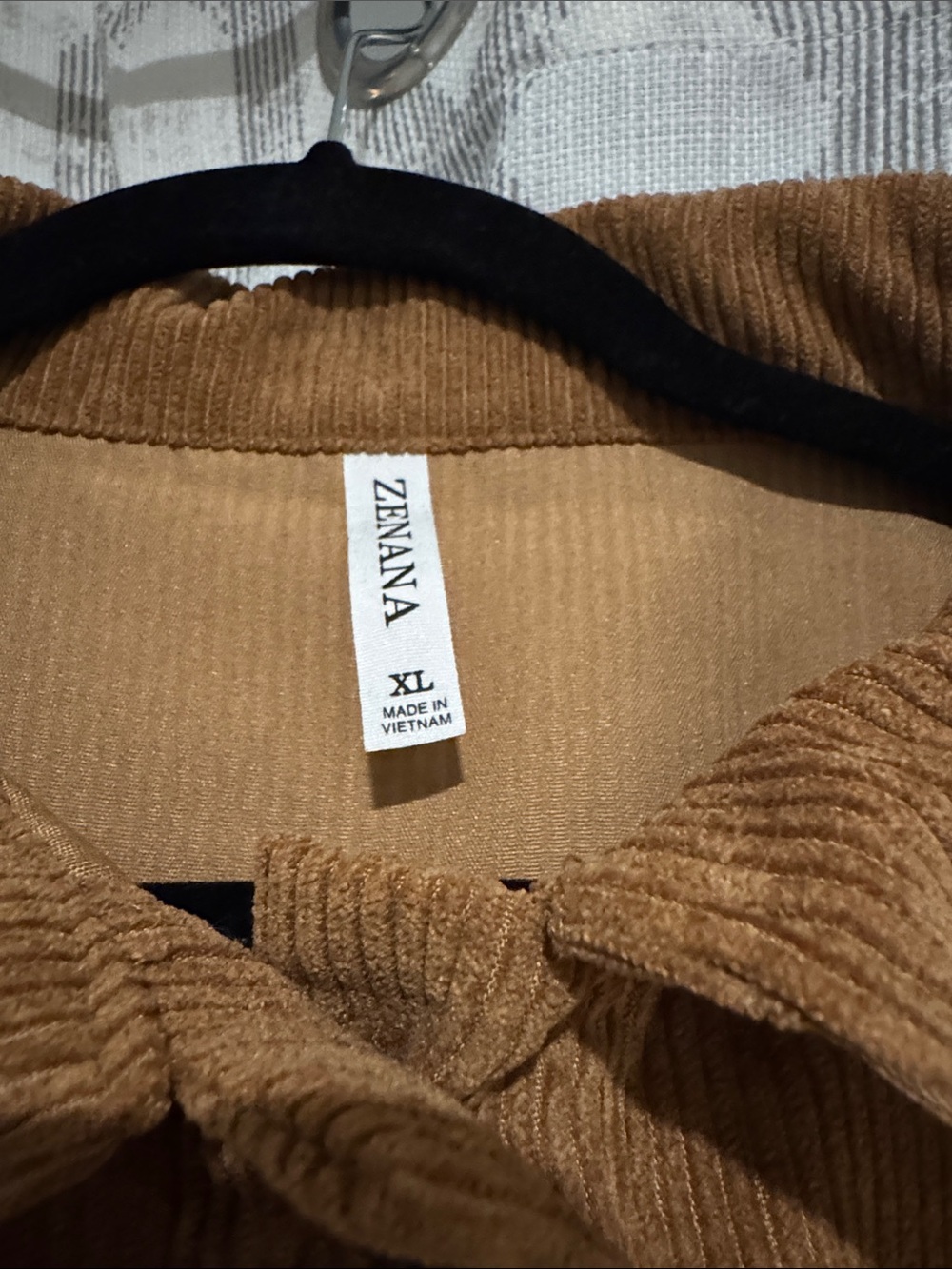 Zenana Outfitters Corduroy Utility Jacket - Caramel Brown - Picture 4 of 4